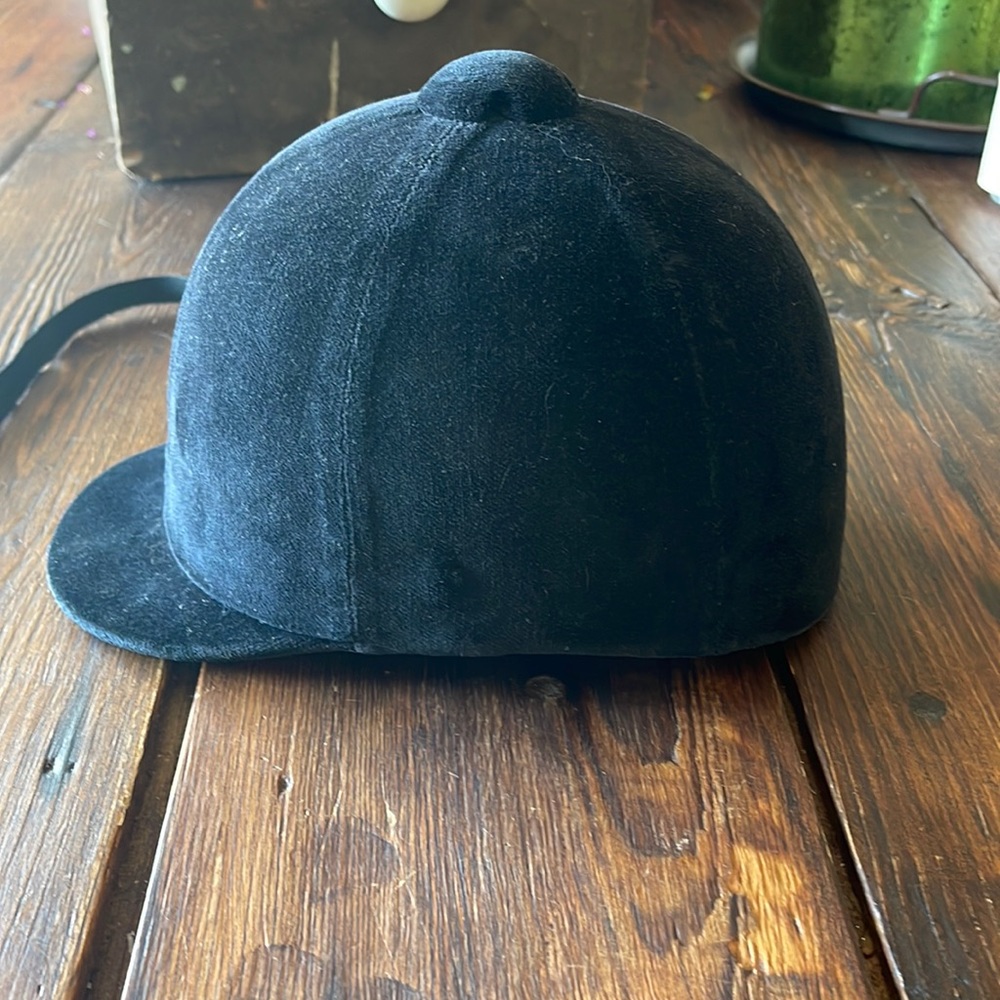 Wembley velveteen riding hat